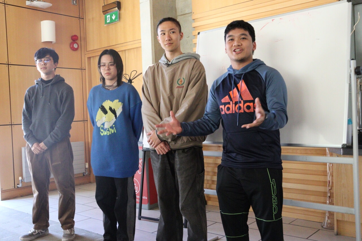 4 students who took part in EDI film project