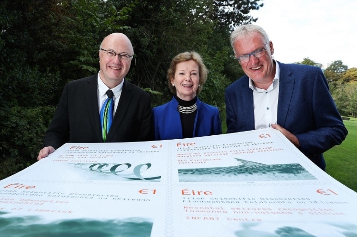 UL features on new Irish Scientific Discoveries stamp