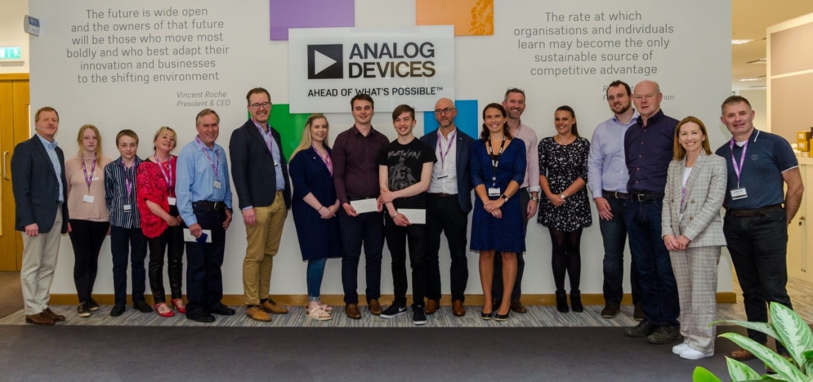 Top engineering students awarded Robbie McAdam scholarships sponsored by Analog Devices