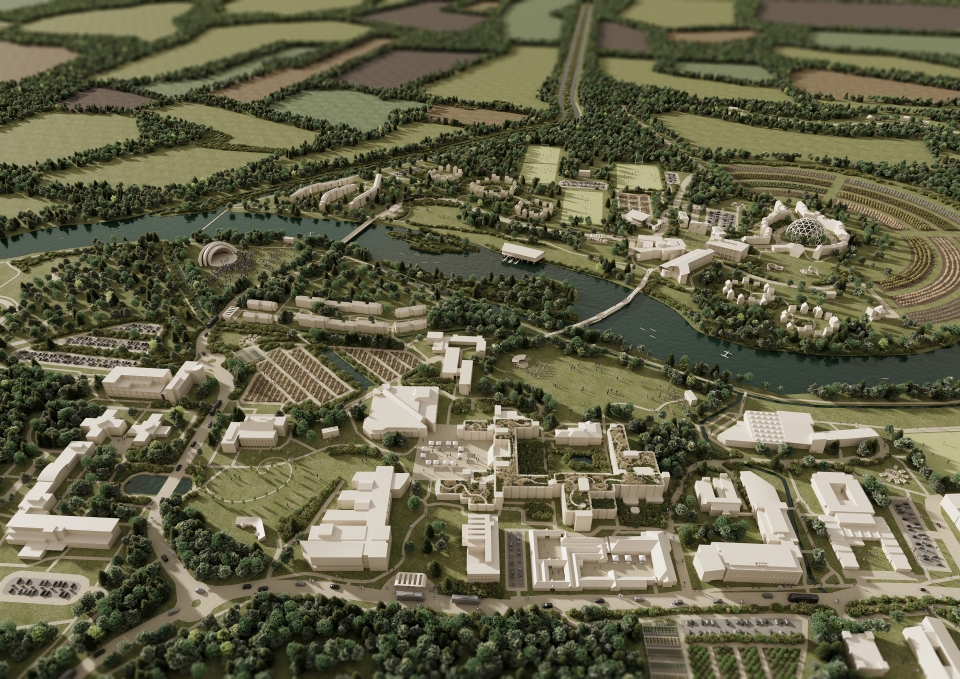 A speculative view of how the UL campus may evolve on the journey toward becoming a Sustainable University.