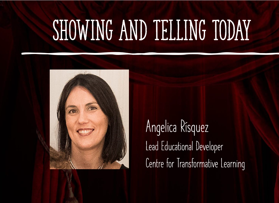 Show and TEL presentation slide - Angelica Rísquez