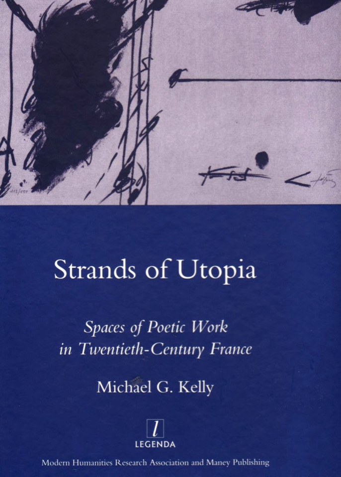 book cover for strands of utopia