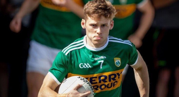 Gavin playing for the Kerry team